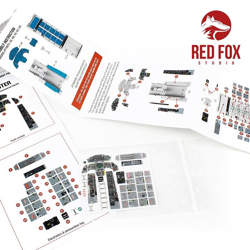 Red Fox Studio QS-32124 F-104S Starfighter (for Italeri kit) 1/32 – immagine 4
