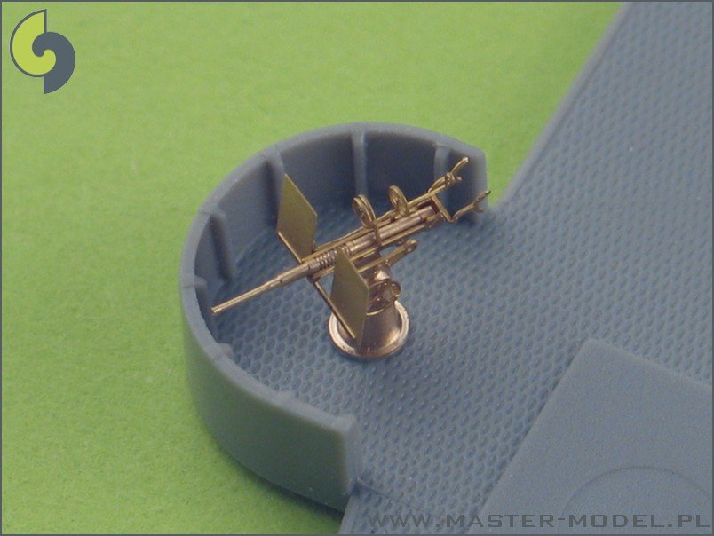 Master SM-350-050 Oerlikon 20mm USN type - complete three dimensional gun, turned and etched elements (20pcs) – image 8