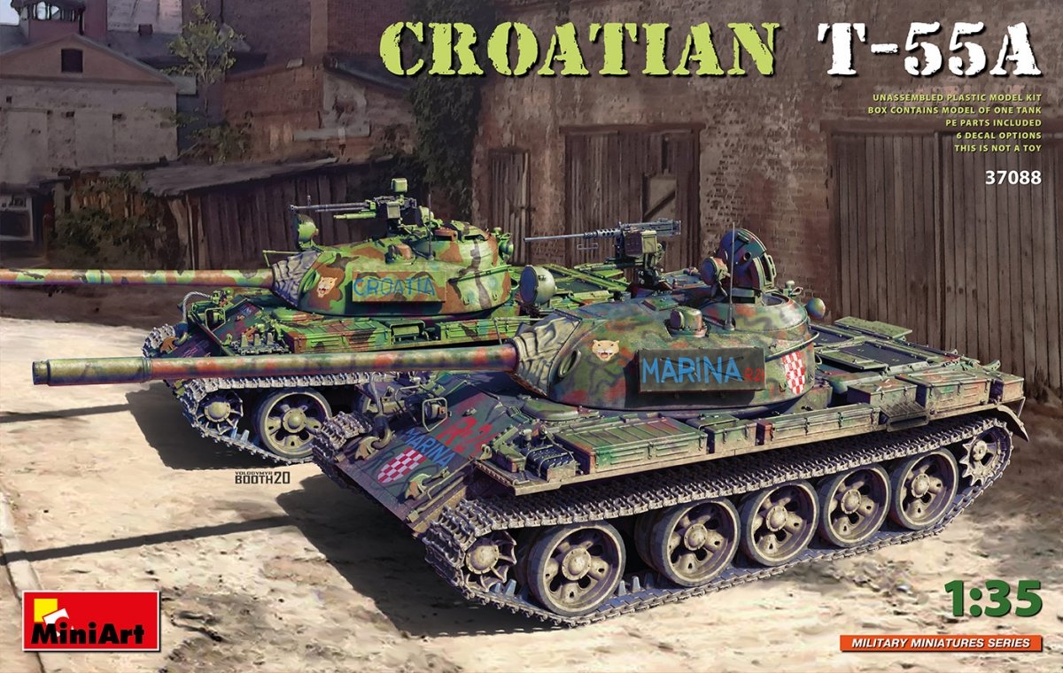 MiniArt 37088 T-55A CROATE 1/35