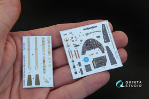 Quinta Studio QD32046 Bf 109G-10 3D-Printed &amp;amp; coloured Interior on decal paper (for Trumpeter kit) 1/32 – Bild 3