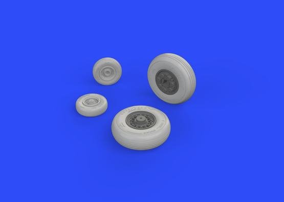 Eduard 648290 F-14A wheels late 1/48 TAMIYA – immagine 3