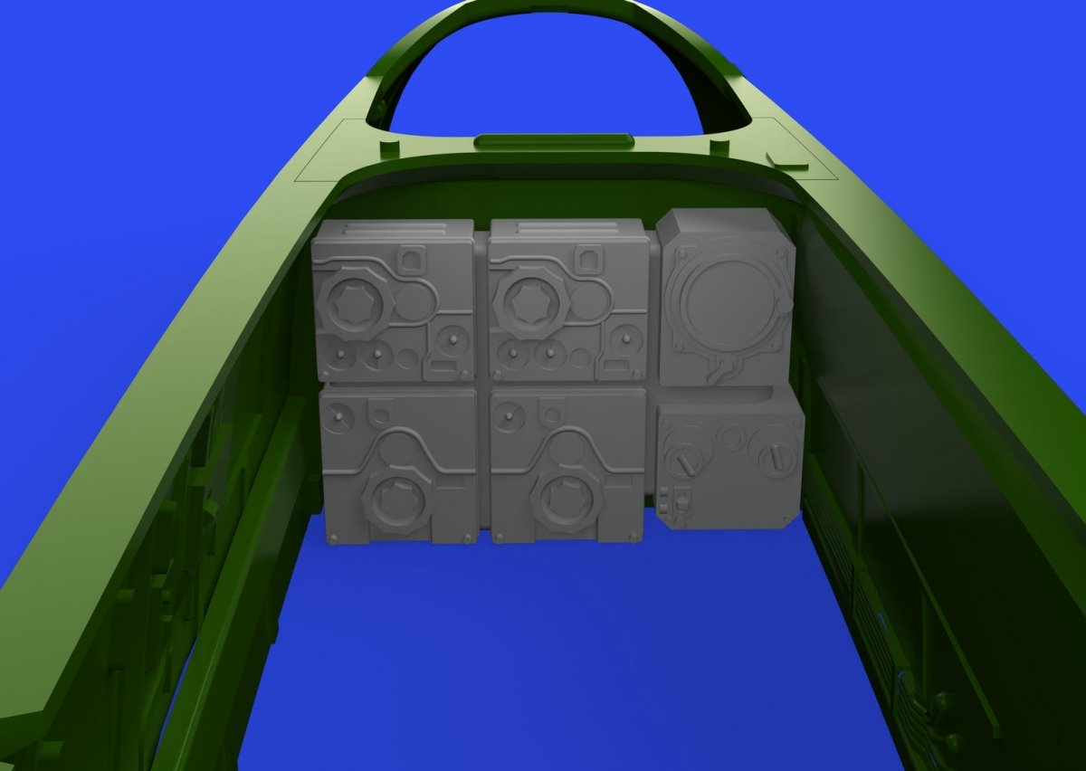 Équipement radio Eduard 648602 Bf 110C/D au 1/48 – image 3