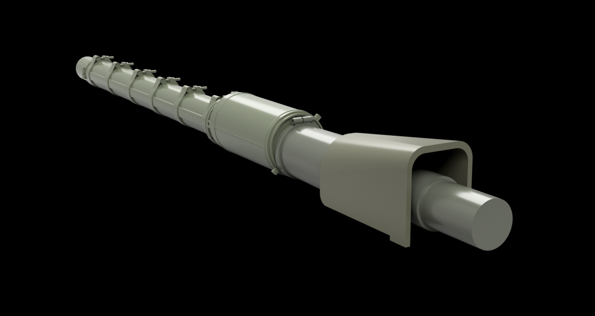 Panzer Art GB35-145 M68 Gun barrel for IDF Merkava 2B&amp;amp;D MBT 1/35 – Bild 2
