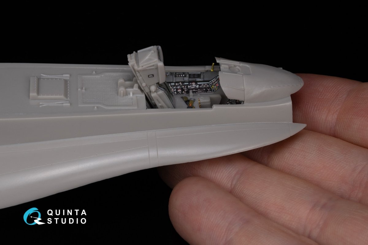 Quinta Studio QD48284 F/A-18A++ 3D-Printed &amp;amp; coloured Interior on decal paper (Hasegawa) 1/48 – zdjęcie 10