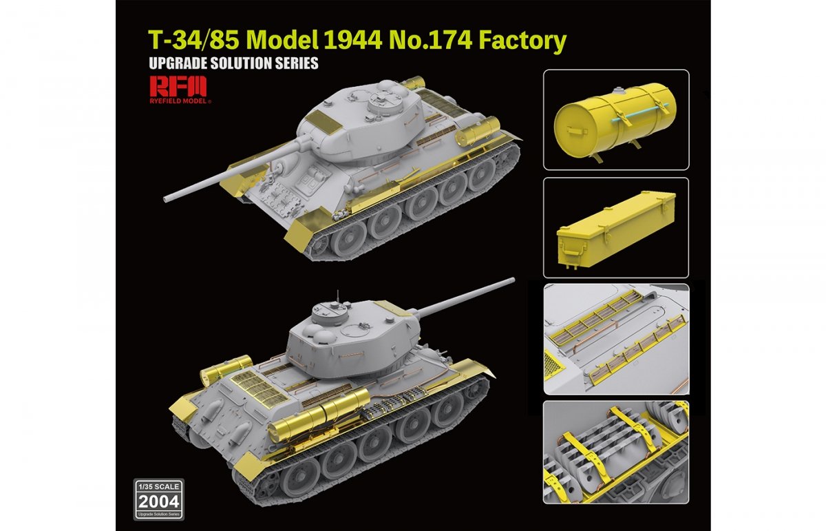Rye Field Model 2004 Upgrade Solution Series for T-34/85 1/35 – imagen 2