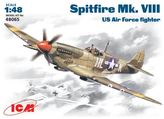 ICM 48065 Spitfire Mk .VIII US Air Force Fighte 1/48
