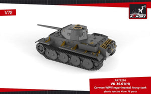 Armory Models 72210 VK 36.01(H) German WWII Experimental Heavy Tank 1/72 – zdjęcie 8