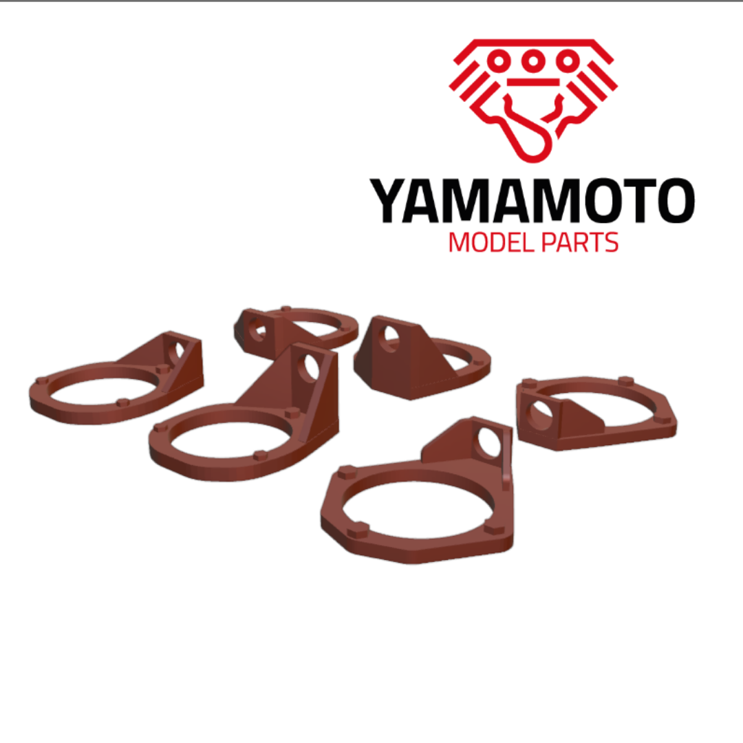Yamamoto YMPTUN52 Zestaw sportowych rozpórek 1/24 – zdjęcie 2