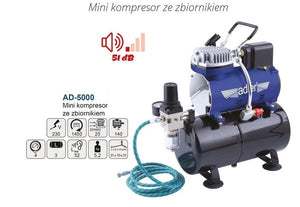 Adler AD-5000 Mini kompresor ze zbiornikiem – imagen 2