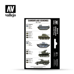 Vallejo 71623 Couleurs USMC Seconde Guerre mondiale, motifs verts et gris, 1942-1945, 6 x 17 ml – image 2