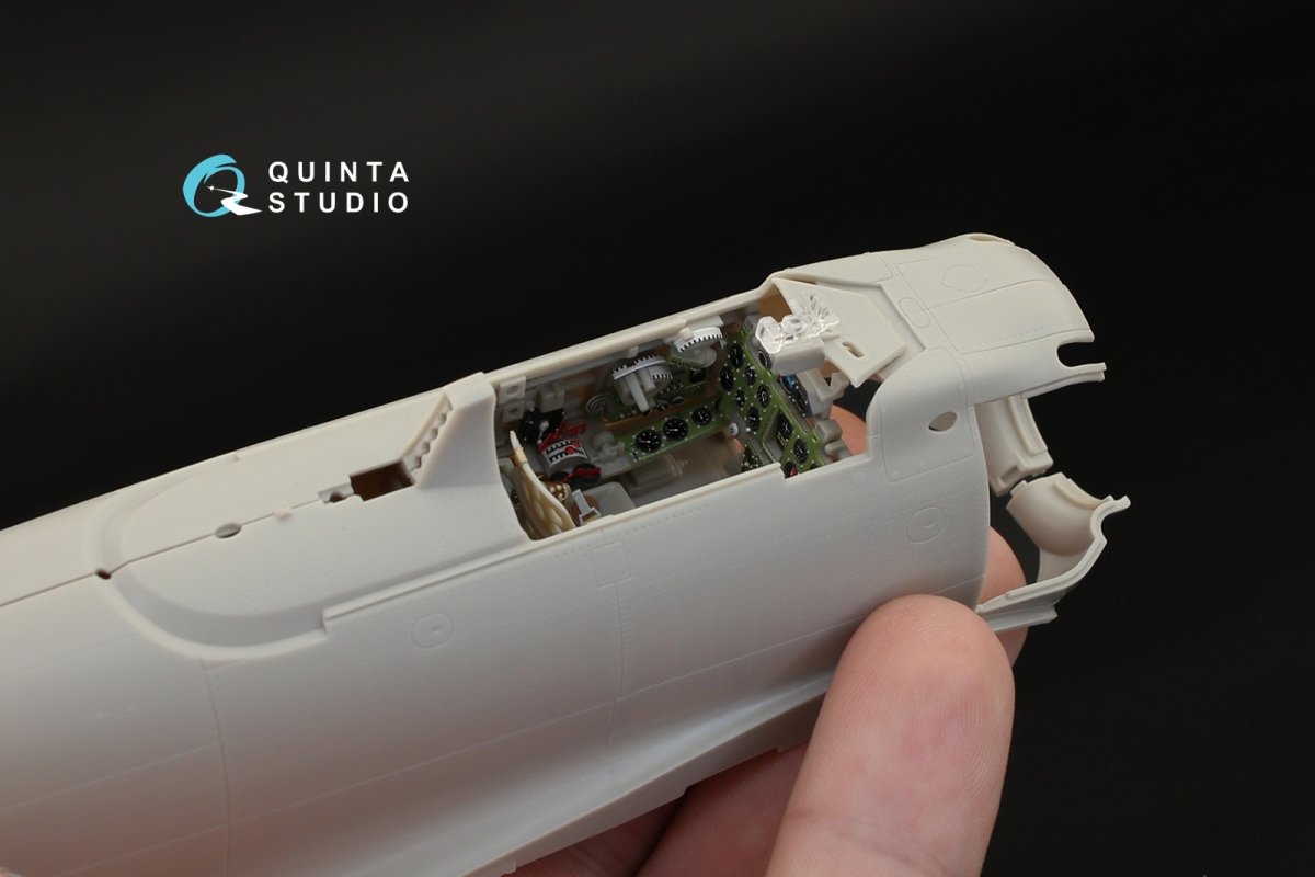 Quinta Studio QD32026 A6M5 (Mitsubishi prod.) 3D-Printed &amp;amp; coloured Interior on decal paper (for Tamiya kit) 1/32 – immagine 6