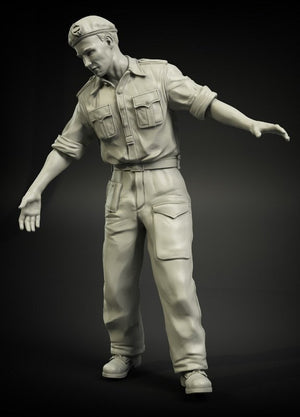 Panzer Art FI35-031 British RAC North Africa loading 2pdr ammo soldier No.2 1/35 – immagine 2