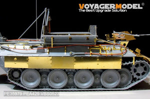 Maquette Voyager PE35979 Bergepanther Ausf.A allemand de la Seconde Guerre mondiale (type ancien, porte-outils Panther A) - Base pour TAKOM 2101 au 1/35 – image 14