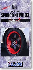 Fujimi 193281 Roue Sparco N1 17 pouces 1/24
