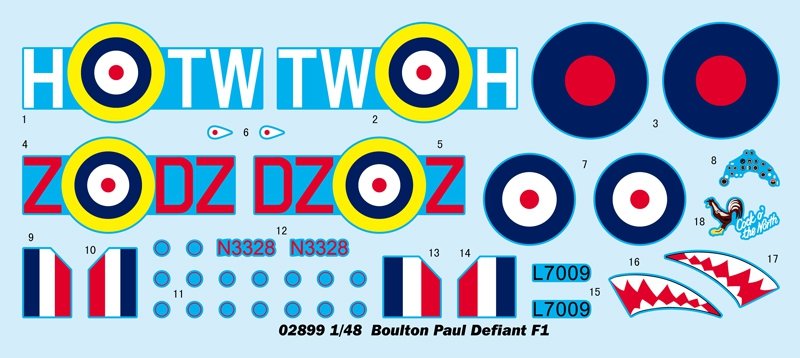 Trumpeter 02899 Boulton Paul Defiant F1 1/48 – immagine 4