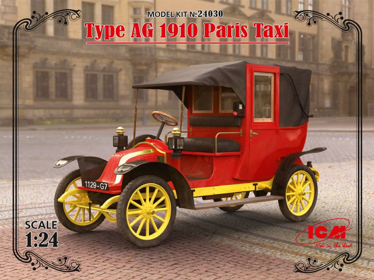 ICM 24030 Type AG 1910 Paris Taxi 1/24