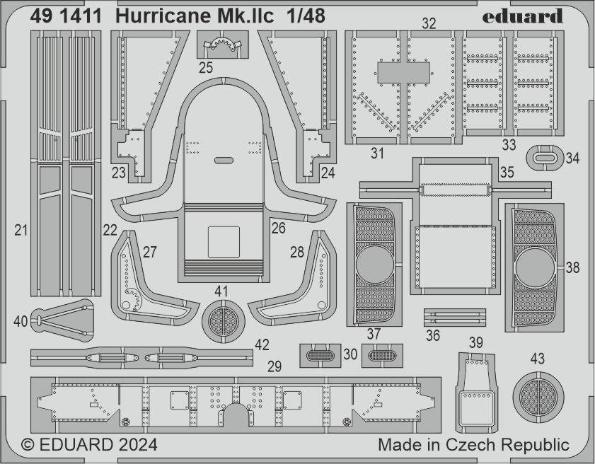 Eduard BIG49400 Hurricane Mk. IIc HOBBY BOSS 1/48 – imagen 2