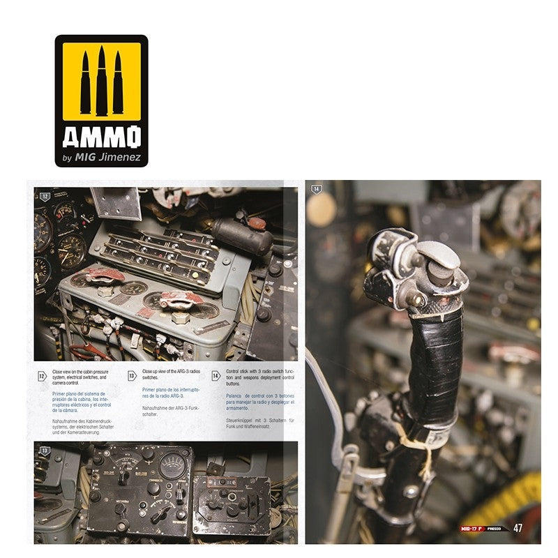 AMMO of Mig Jimenez 6084 MIG-17F / LIM-5 / SHENYANG J-5 - VISUAL MODELERS GUIDE (Multilingual - English, Spanish, German) – image 4
