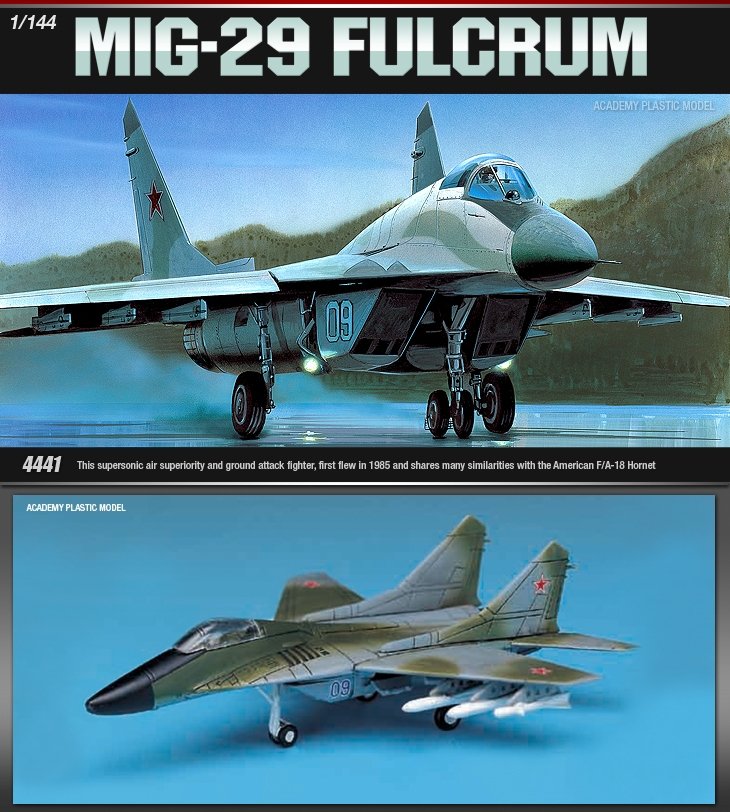 Academy 12615 M-29 FULCRUM 1/144 – image 3