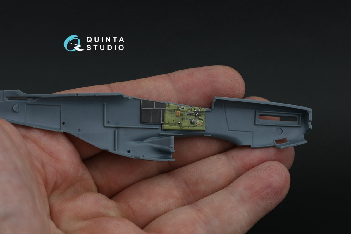 Quinta Studio QD72181 P-51D Mustang Early 3D-Printed &amp;amp; coloured Interior on decal paper (Eduard) 1/72 – Bild 10