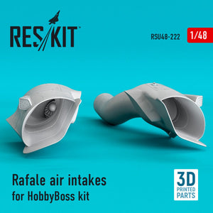 RESKIT RSU48-0222 PRISES D&amp;#39;AIR RAFALE POUR KIT HOBBYBOSS (IMPRESSION 3D) 1/48 – image 2