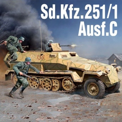 Academy 13540 German Sd.kfz. 251/1 Ausf. C - standard edition 1/35