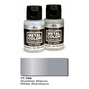 Vallejo 77706 Metal Color - White Aluminum 32ml