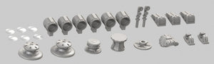 Pontos 23008F1 IJN MIKASA 1905 Detail Up Set 1/200 – immagine 5