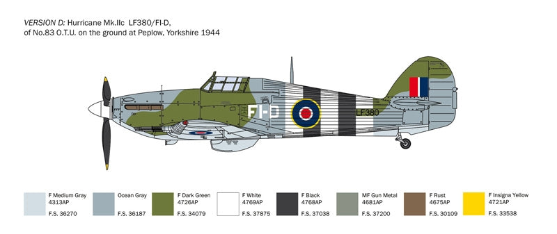 Italeri 2828 Hurricane Mk. IIC 1/48 – immagine 12