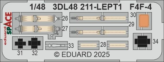 Eduard 3DL48211 F4F-4 SPACE Academy 1/48 – immagine 4