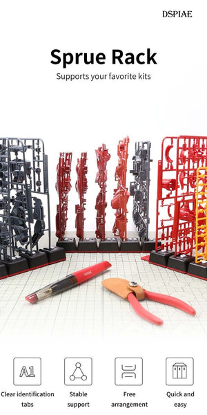 DSPIAE PT-SR Sprue Rack / Stojak na plastikowe ramki – zdjęcie 2