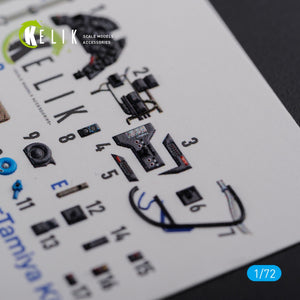 KELIK K72105 BF109 G-6 interior 3D decals for Tamiya kit 1/72 – image 8
