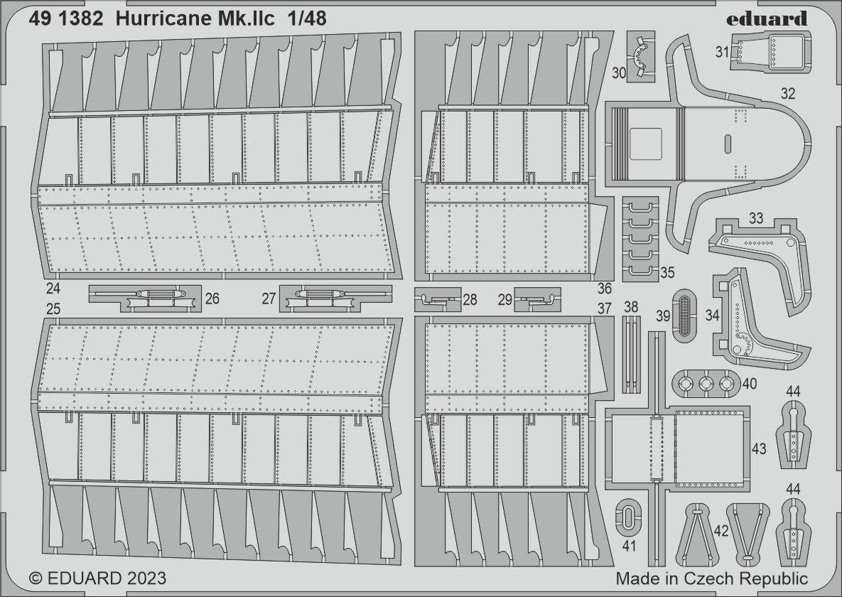 Eduard BIG49390 Hurricane Mk. IIc ARMA HOBBY 1/48 – immagine 3