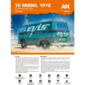 AK Interactive AK35025 T2 MODEL 1972 COMMERCIAL VAN 1/35 – immagine 8