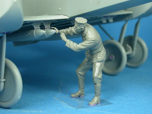 Maquette Copper State Models F32-013 Personnel au sol d&amp;#39;un bombardier allemand N°1 1/32 – image 4