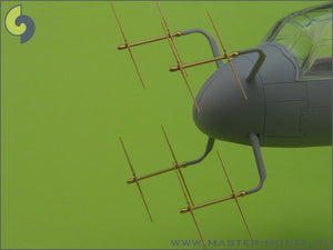 Master AM-48-027 German radar FuG 220 Lichtenstein SN-2 (used on nightfighters Bf 110, Ju 88) 1/48 – Bild 5