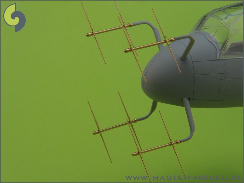 Master AM-48-027 German radar FuG 220 Lichtenstein SN-2 (used on nightfighters Bf 110, Ju 88) 1/48 – Bild 5
