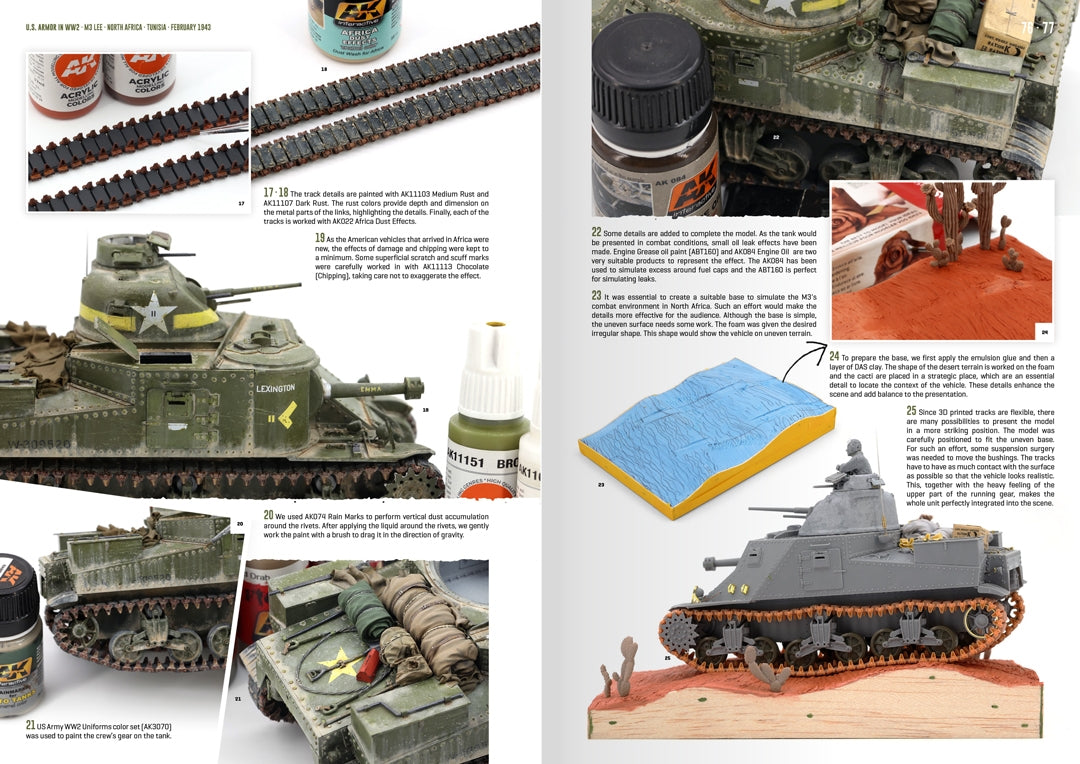 AK Interactive AK130019 U.S. ARMOR IN WW2 (EN) – zdjęcie 3