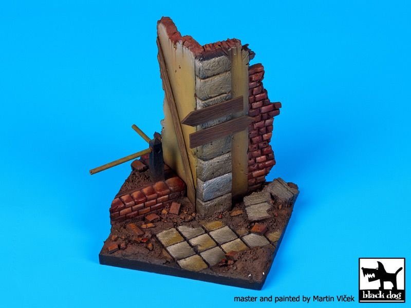 Black Dog D35057 House corner N°2 base 1/35 – immagine 4