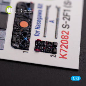 KELIK K72082 S-2A Tracker interior 3D decals for Hasegawa kit 1/72 – zdjęcie 4