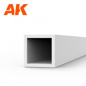 Tube creux carré AK Interactive AK6547 3,00 x 350 mm – Tube creux carré en styrène – (3 unités) – image 2