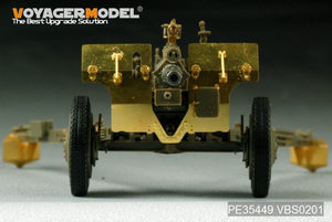 Voyager Model PE35449 WWII US 3inch M5 ATG/w M1 or 105mm Howitzer M2A1Carriage 2in1 For AFV CLUB 35S64 and 35160 1/35 – immagine 3