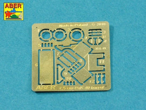 Aber 35L-045N German 75mm Barrel for Pak40 - middle model 1/35 – immagine 5