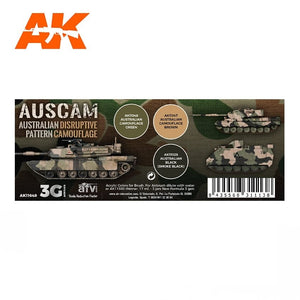 AK Interactive AK11649 3G AUSCAM COLORS 3x17ml – imagen 2