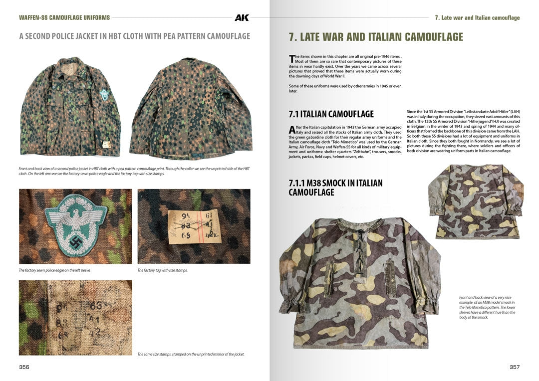 AK Interactive AK130008 WAFFEN-SS CAMOUFLAGE UNIFORMS BY WERNER PALINCKX ( English ) – zdjęcie 16