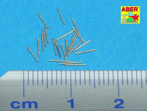 Aber 350L-16 Set of 20 pcs 20 mm L/65 barrels C/38 for German ships 1/350 – Bild 2