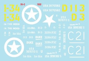 Star Decals 35-C1322 US Armor Mix #5 M4A1 (76) W Sherman en Europe 1944-45 1/35 – image 3
