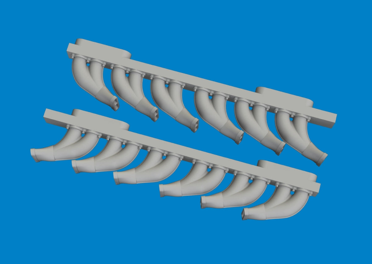 Eduard 6481049 P-39 exhaust stacks fishtail PRINT ARMA HOBBY 1/48 – Bild 2