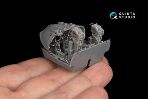 Intérieur imprimé en 3D et coloré sur papier décalcomanie pour le KA-6D Intruder (référence Quinta Studio QD48183), à partir d&amp;#39;un kit HobbyBoss, échelle 1/48. – image 2