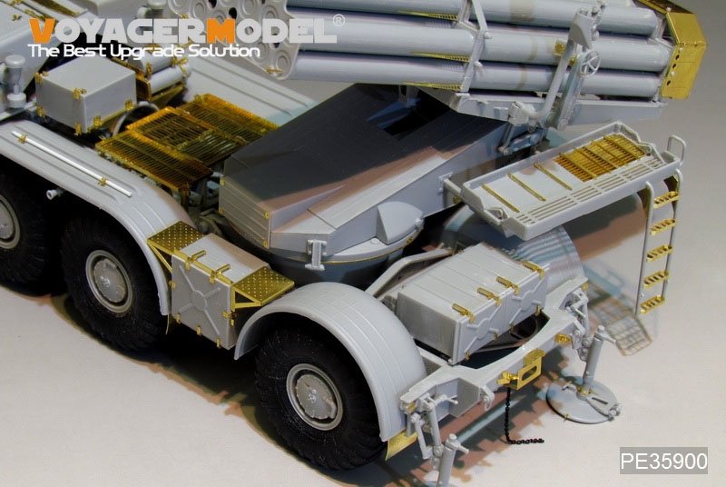 Voyager Model PE35900 Modern Russian 9P140 TEL of 9K57 Uragan(BM-27) MLRS Basic For TRUMPETER 1/35 – Bild 13